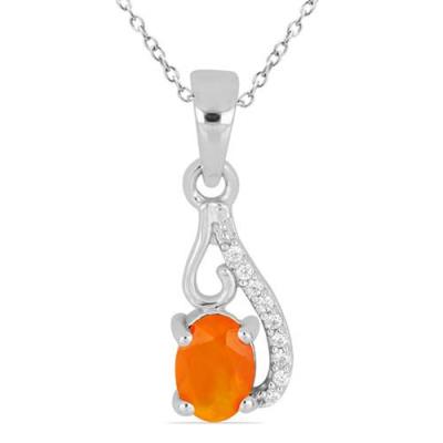 BUY NATURAL CITRINE GEMSTONE CLASSIC PENDANT IN 925 SILVER